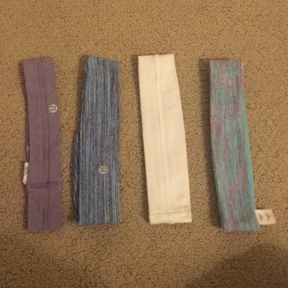 4 lulu lemon headbands